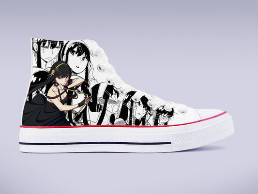 Yor Forger High Top Canvas Sneakers - Spy X Family