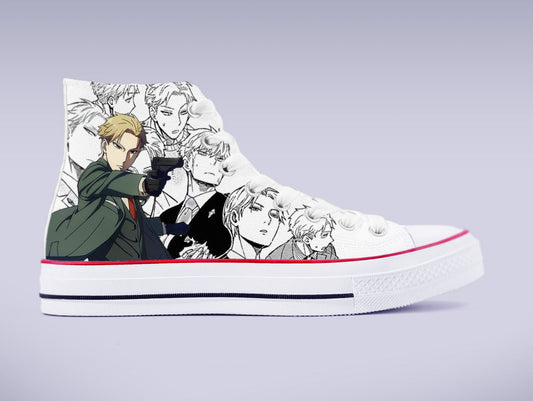 Loid Forger High Top Canvas Sneakers - Spy X Family