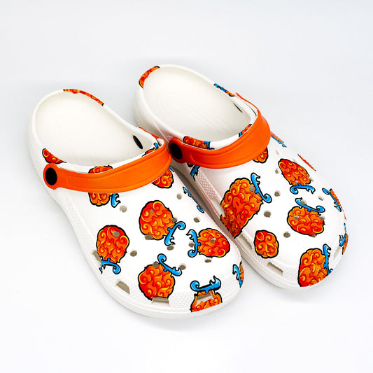 Ace's Devil Fruit Clogs - One Piece