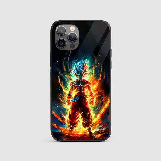 Goku Super Saiyan Silicone Armored Phone Case
