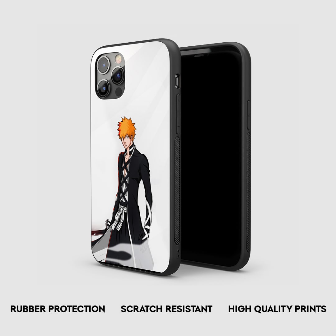 Ichigo Minimal Silicone Armored Phone Case by Anime Phone Cover