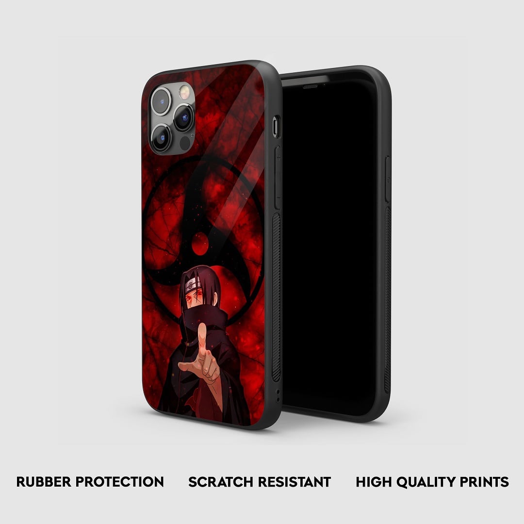Itachi Sharingan Silicone Armored Phone Case by Anime Phone Cover