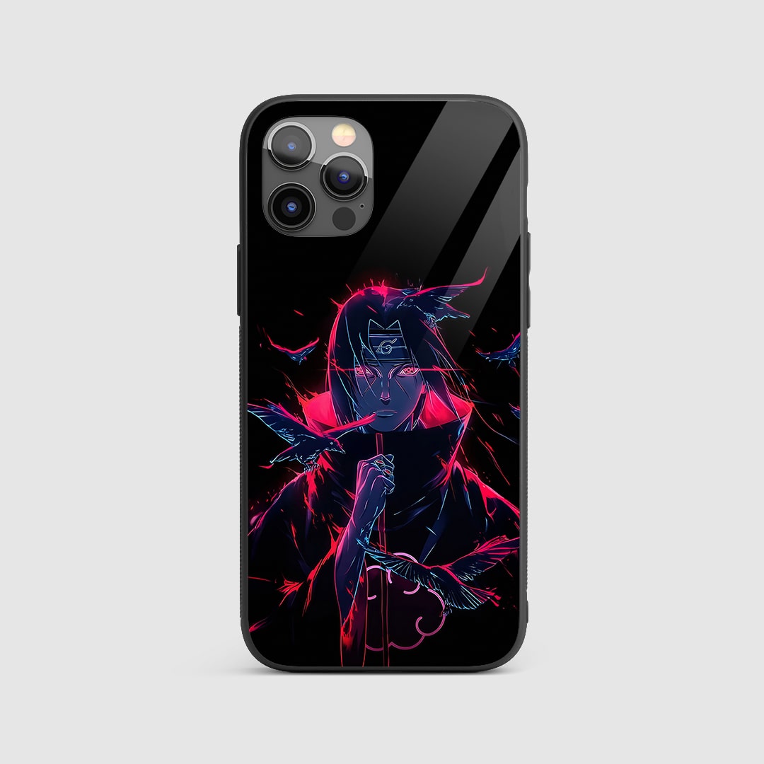 Itachi Neon Silicone Armored Phone Case by Anime Phone Cover