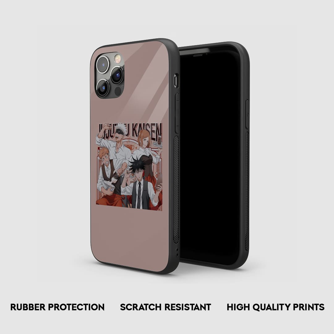 Jujutsu Team Silicone Armored Phone Case by Anime Phone Cover
