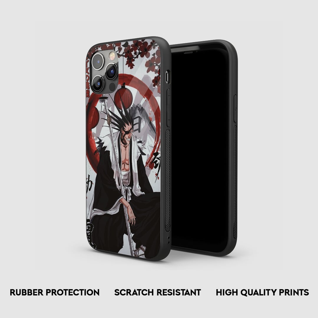 Kenpachi Graphic Silicone Armored Phone Case by Anime Phone Cover