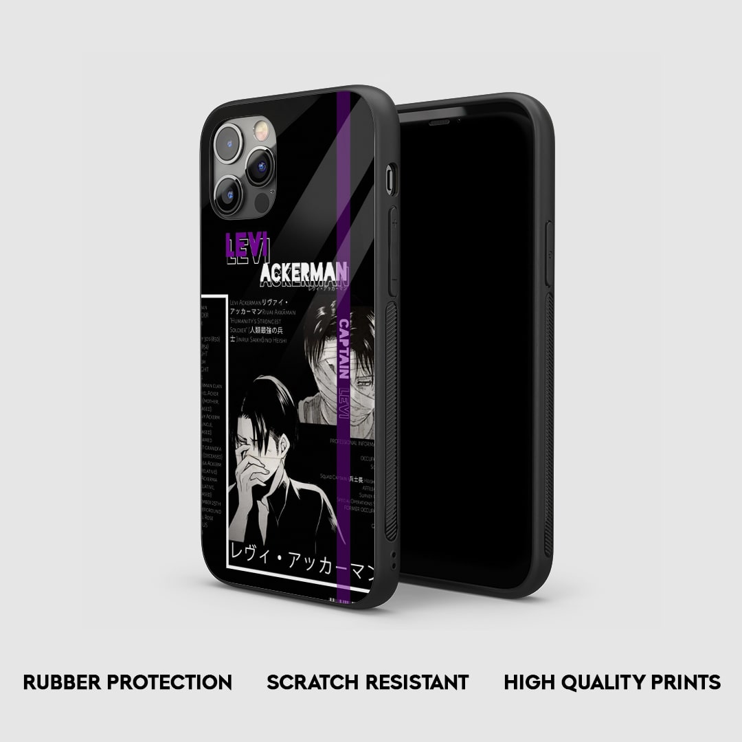 Levi Synopsis Silicone Armored Phone Case by Anime Phone Cover