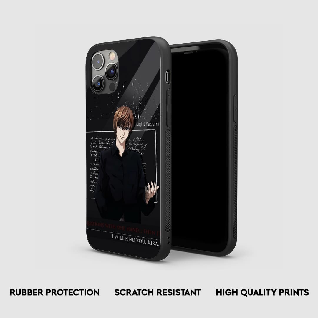 Light Yagami Kira Silicone Armored Phone Case by Anime Phone Cover