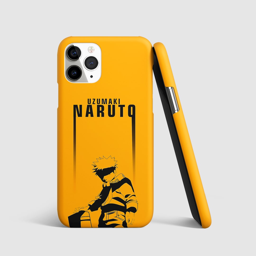 Naruto Uzumaki Yellow Phone Cover by Anime Phone Cover