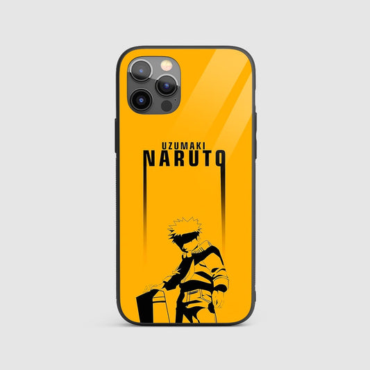Naruto Uzumaki Yellow Silicone Armored Phone Case by Anime Phone Cover