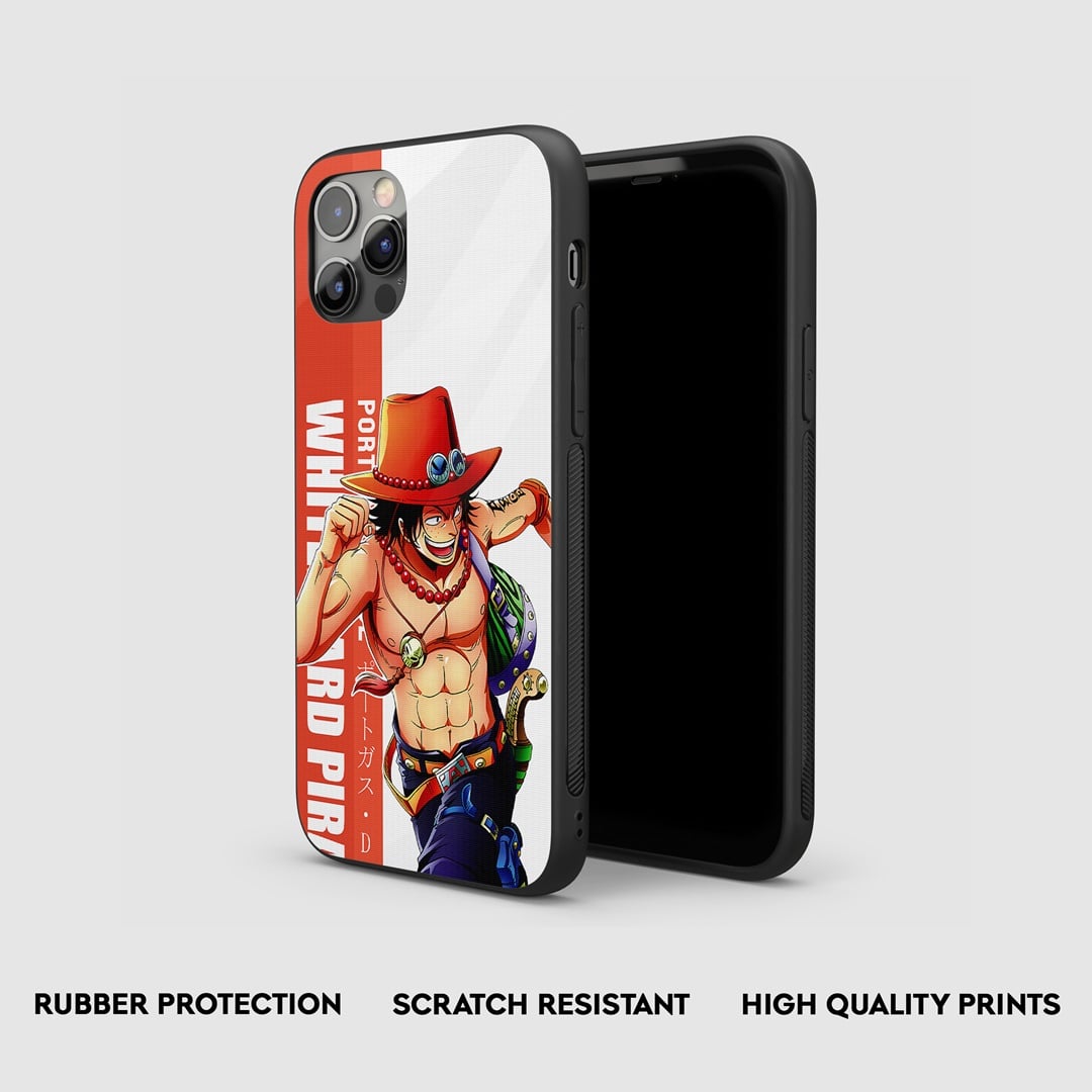 Portgas D Graphic Silicone Armored Phone Case by Anime Phone Cover