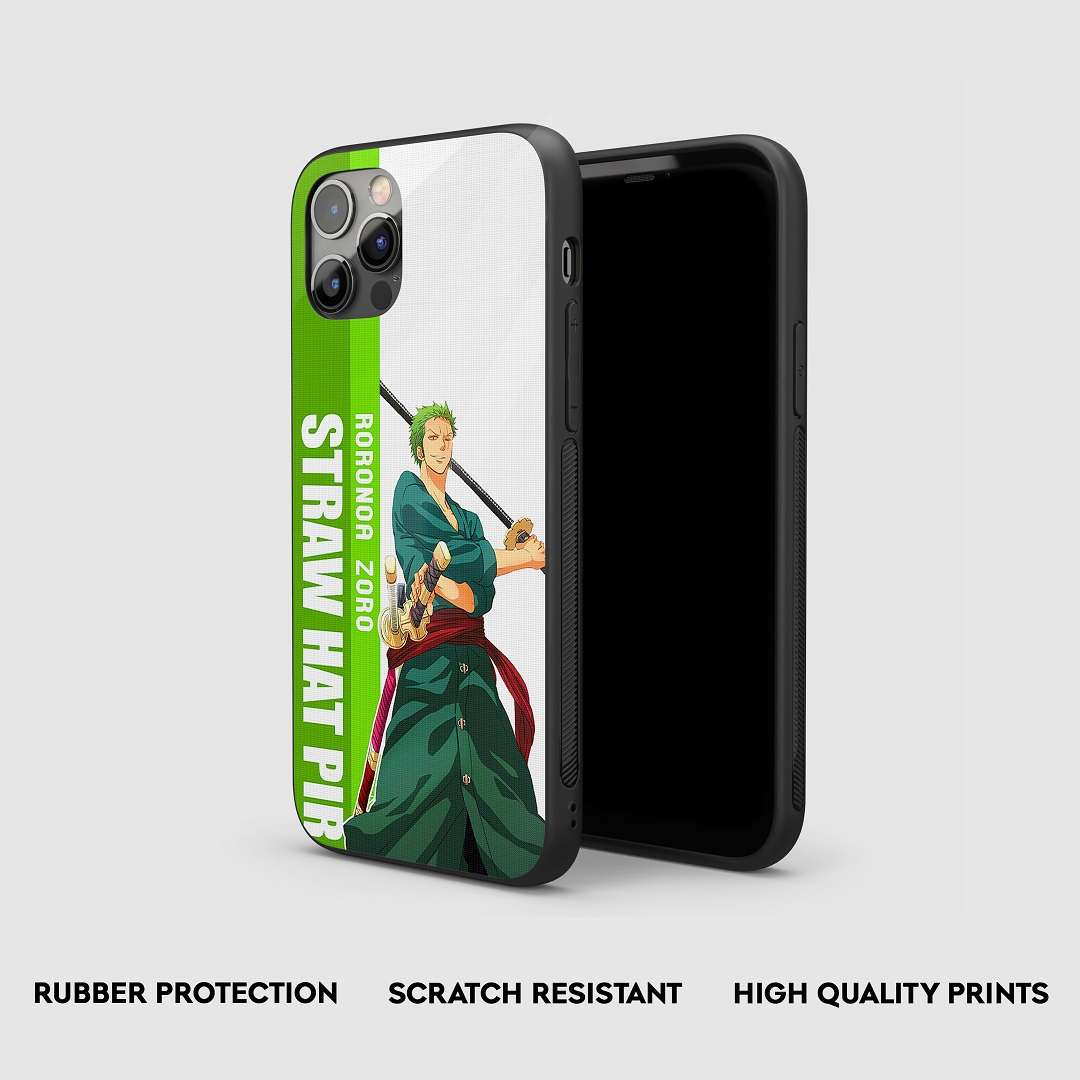 Roronoa Graphic Silicone Armored Phone Case by Anime Phone Cover