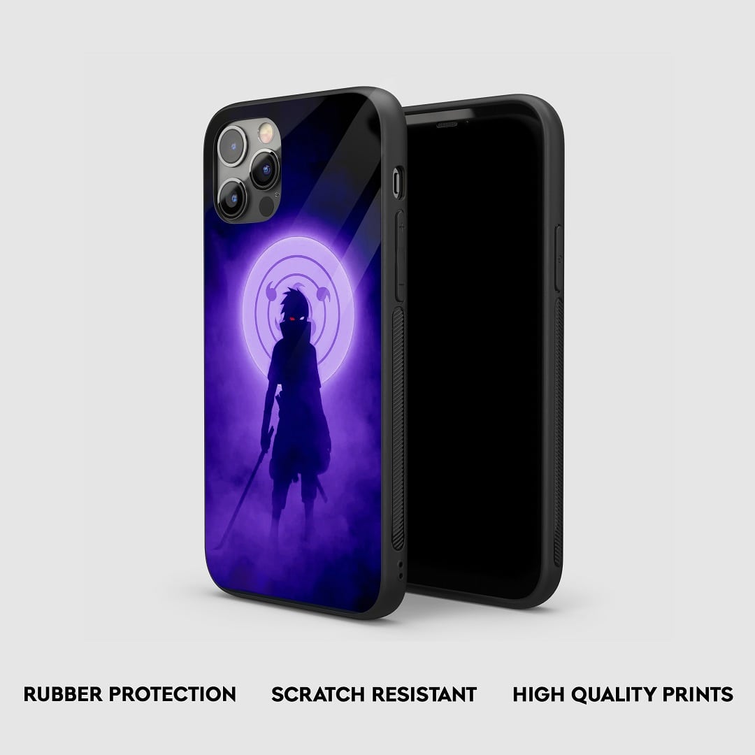 Sasuke Smoke Silicone Armored Phone Case by Anime Phone Cover