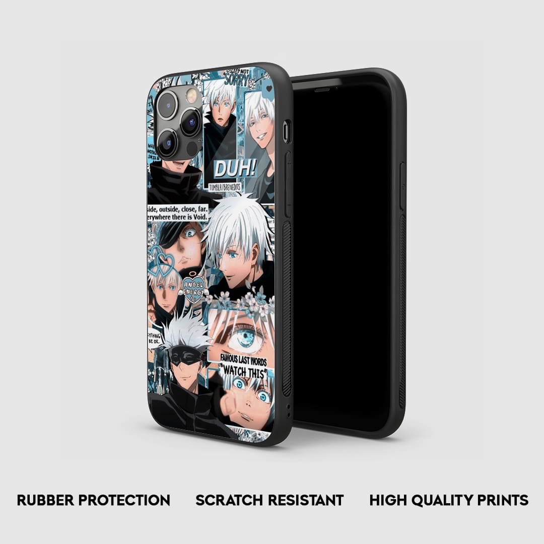 Satoru Collage Silicone Armored Phone Case by Anime Phone Cover