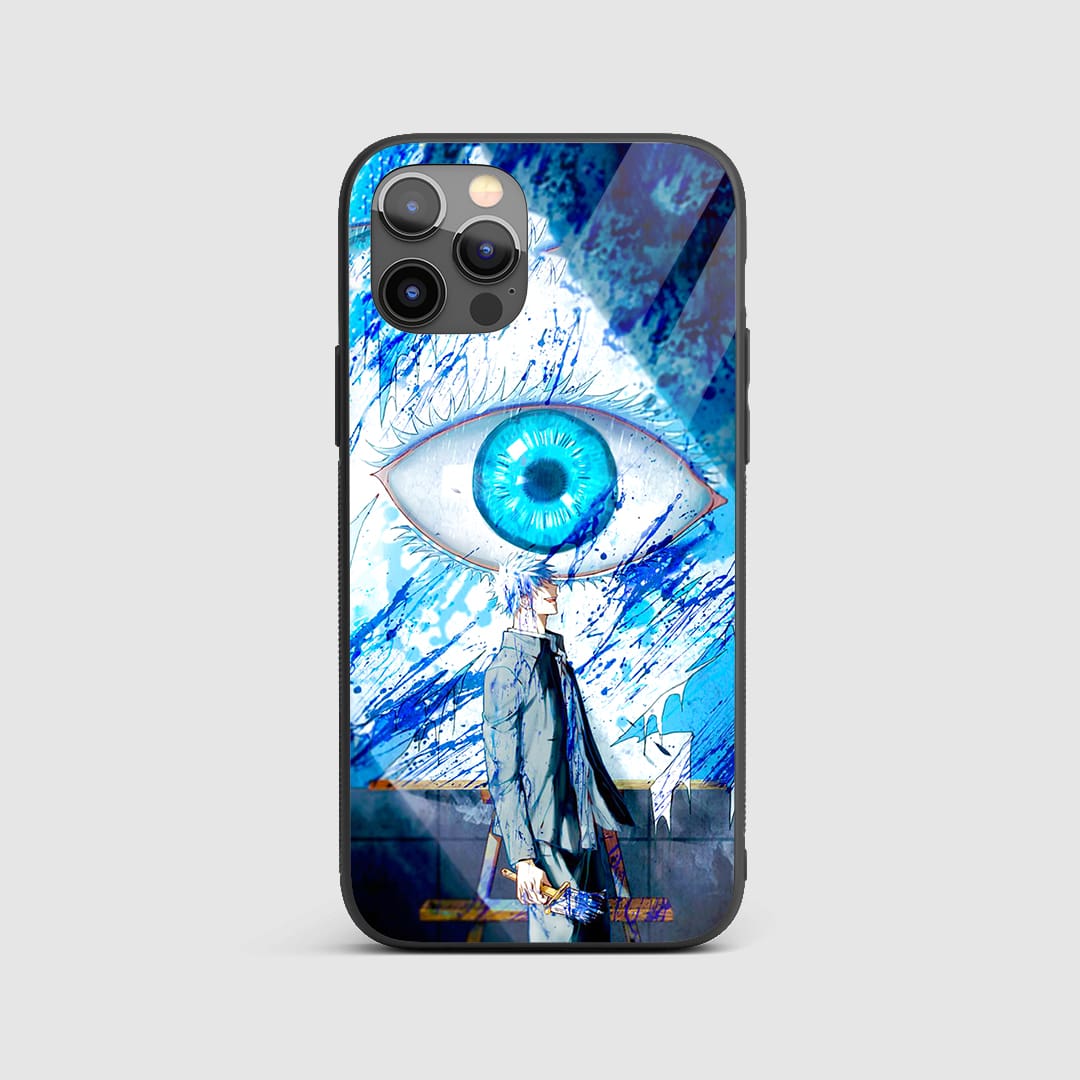Satoru Gojo Blue Eye Silicone Armored Phone Case by Anime Phone Cover
