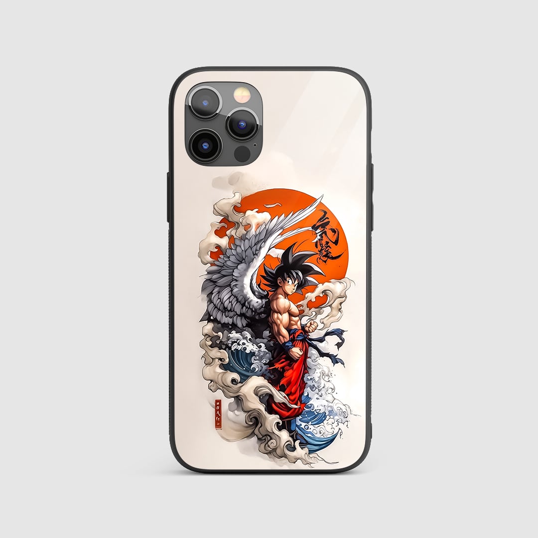 Son Goku Angel Form Silicone Armored Phone Case by Anime Phone Cover
