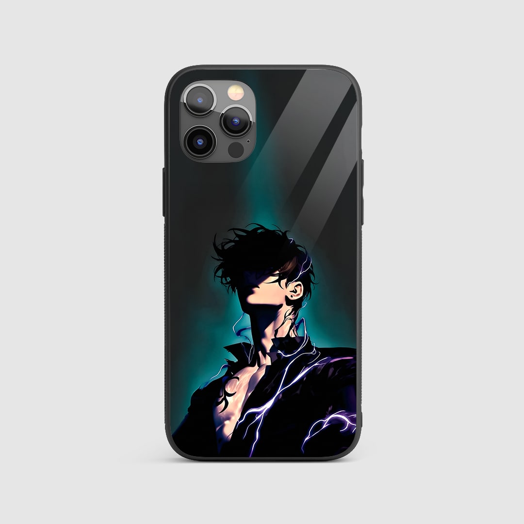 Sung Jinwoo Minimal Silicone Armored Phone Case by Anime Phone Cover