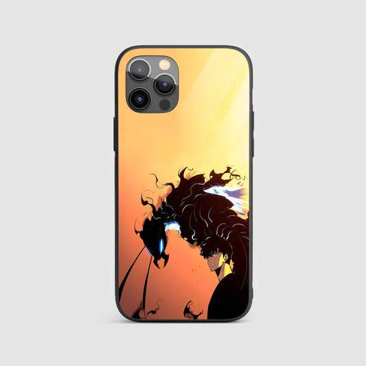 Sung Jinwoo Shadow Monarch Silicone Armored Phone Case by Anime Phone Cover