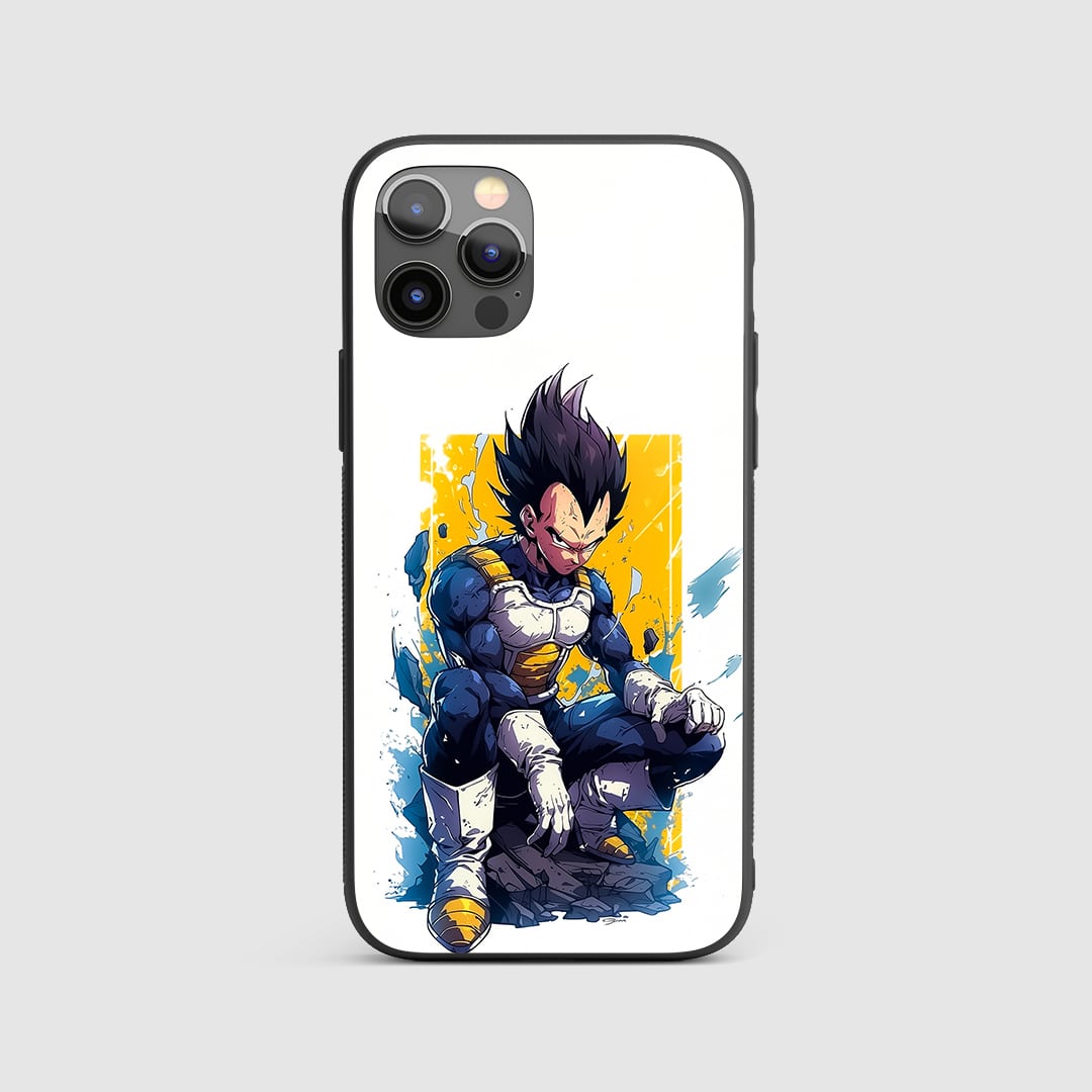 Vegeta Graphic Silicone Armored Phone Case by Anime Phone Cover