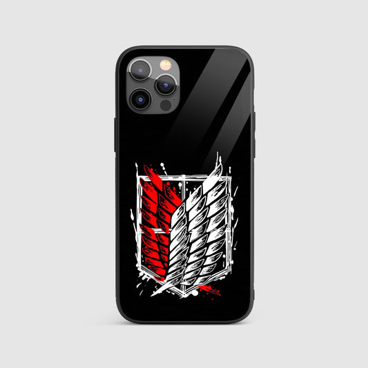 Wings of Freedom Minimal Silicone Armored Phone Case by Anime Phone Cover