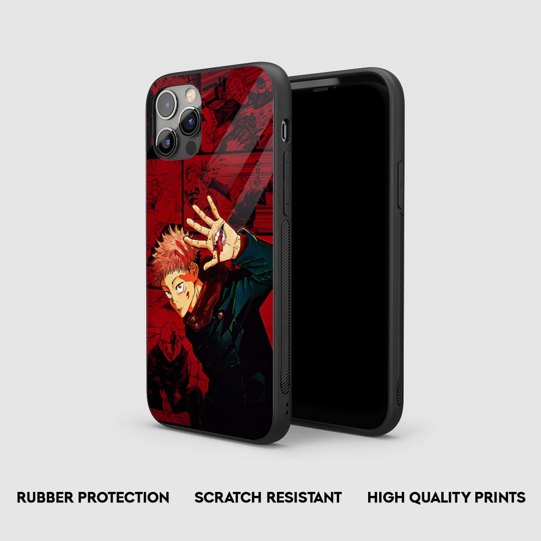 Yuji Itadori Silicone Armored Phone Case by Anime Phone Cover