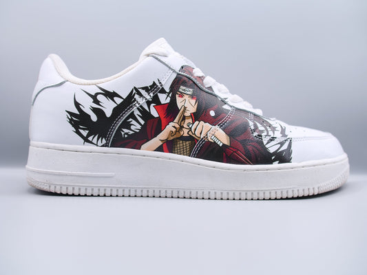 Itachi Uchiha Low Top Sneakers - Amaterasu Edition