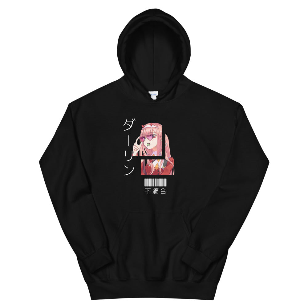 Misfit Zero Two Hoodie - Darling in The Franxx - Anime Art - Anime Shoes