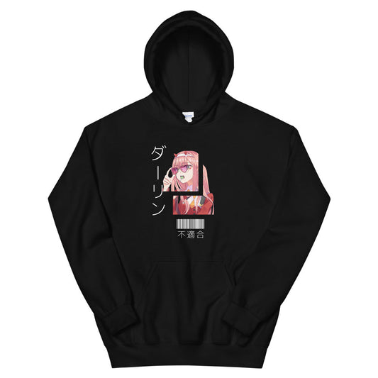 Misfit Zero Two Hoodie - Darling in The Franxx - Anime Art - Anime Shoes