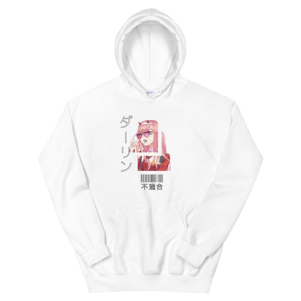 Misfit Zero Two Hoodie - Darling in The Franxx - Anime Art - Anime Shoes